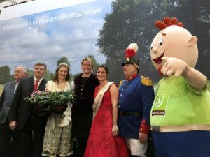 mein-ei.nrw Maskottchen "Kei" auf der IGW 2018