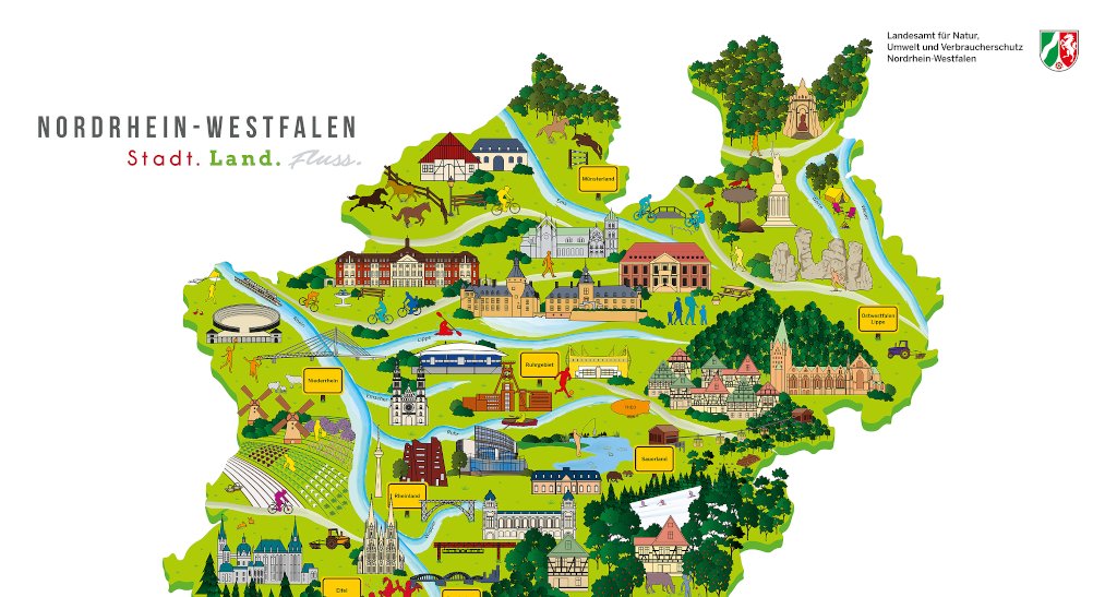 Abbildung: Karte "Stadt Land Fluss" (Copyright: LANUV NRW)